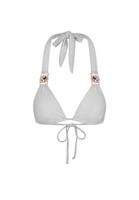 MODA MINX - Bikinioberteil Lumiere Amour Triangle mit tollem Steinbesatz - Candy Pink