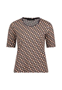 BETTY BARCLAY - T-Shirts, Halbarm, für Damen - 8876 D.BLUE/BROWN