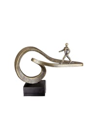 GILDE - Skulptur "Path" - braun