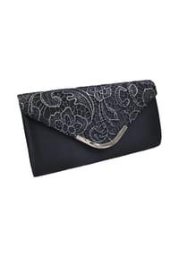 Steuer Modeschmuck - Abendtasche Metall - blau