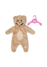 BABY born® - Puppenkleidung "Bärenanzug" - BRAUN