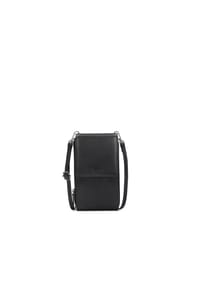 Kazar - Praktische kleine Herrentasche aus Vollnarbenleder - Schwarz