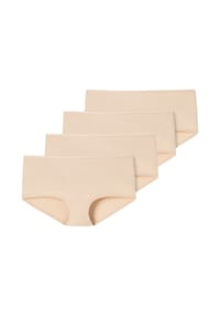 SCHIESSER - Short Slip 4er Pack 95/5 Organic Cotton - Sand