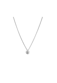 LYOMI - Collier 585/- Gold 1 Diamant Lab Grown 0,25ct. - weiß