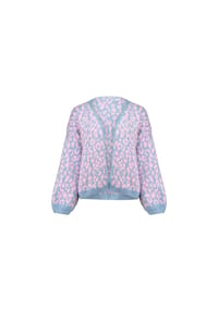 Hailys - Pullover - cloud blue-pink candy leo