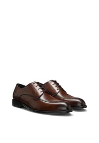 BOSS - Halbschuhe, Rindsleder, für Herren - 205  DARK BROWN