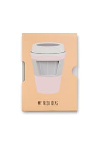 DONKEY - Notizbuch My fresh ideas mit Bleistift, 15 x 10.5 cm - mehrfarbig
