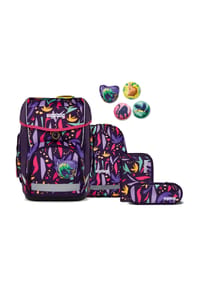 ergobag CUBO - Schulranzen-Set, 5-teilig - AMBÄRZONAS