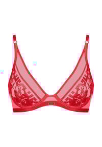 Aubade - Triangle-BH "High Apex", Spitze, für Damen - 0 EXCITING PINK
