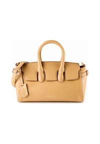 BURKELY Demi - Demi Handtasche Leder 28 cm - nude
