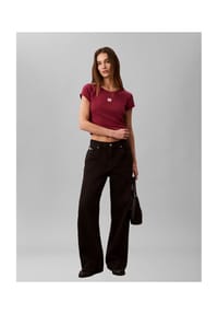 Calvin Klein Jeans - T-Shirt, Rundhals, für Damen - P4P GREY