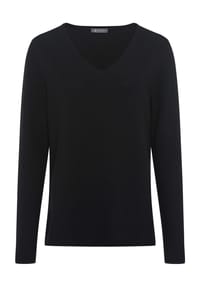 GALERIA essentials - Pullover Peja, V-Ausschnitt, für Damen - BLACK