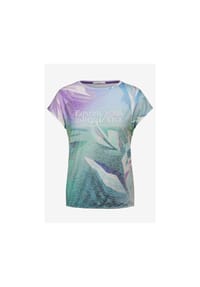 CECIL - T-Shirt, Gummibund, für Damen - 35798 FIR GREEN