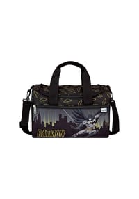Batman - Batman Sporttasche Reisetasche Training Fitness Schule - Schwarz 35 x 16 x 23 cm