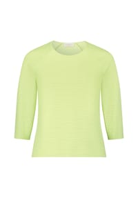 BETTY BARCLAY - Casual-Shirt mit Rippenstruktur - Green Glow
