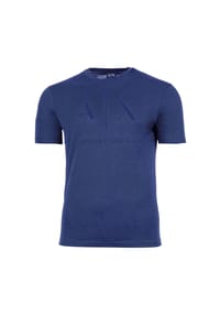 ARMANI EXCHANGE - Herren T-Shirt - Rundhals, Kurzarm, Logoprint, Baumwolle - Creme