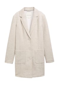 TOM TAILOR - Blazermantel, Reverskragen, für Damen - 36844 SAND STONE