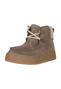 CLARKS® - Boots Mykah Izzy mit Profilsohle und Flexkerben - 5359C Taupe Suede