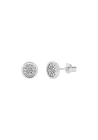 TOM TAILOR - Ohrstecker für Damen, Silber 925, Zirkonia - Roséfarben