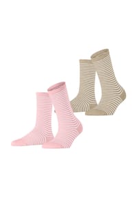 ESPRIT - Socken, 2er-Pack, Bio-Baumwolle, für Damen - 0040 SORTIMENT