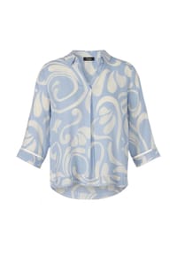 frapp - Bluse Große Größen - powder blue / butter