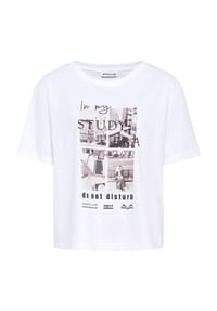 MANGUUN - T-Shirt, Baumwolle, für Damen - 1 WHITE