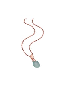 jamelli - Anhänger mit Kette 925/- Sterling Silber 1 Chalcedon 2,48ct. - rot