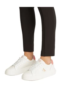 Calvin Klein Jeans - Sneaker, Leder, für Damen - BRIGHTWHITE/TUSCAN