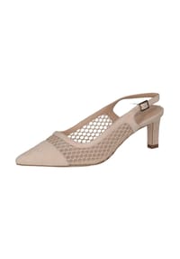 PETER KAISER - Leder/Textil Pumps - Sand