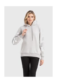 CIPO & BAXX® - Sweatshirts HOODIE SWEATSHIRT modisches Design mit hohem Tragekomfort - ECRU