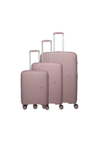 travelite Tamaris x Travelite - Tamaris x Travelite Voyaage 4 Rollen Kofferset 3-teilig mit Dehnfalte - anthracite