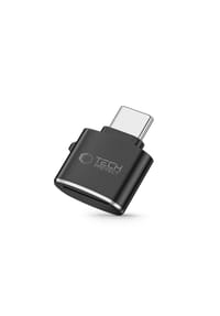 COFI - Tech-Protect UltraBoost Adapter microSD-Kartenleser mit USB-C - Schwarz 3 x 1,5 x 0,8 cm