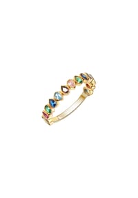fascination by Ellen K. - Ring 375/- Gold 15 Zirkonia - gelb