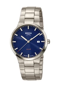 BOCCIA® - Herrenuhr "3652-02" - SILBER