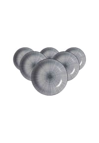 Ritzenhoff & Breker - Suppenteller Takeo Stripes ø 20,5 cm 6er Set TAKEO - schwarz-weiß