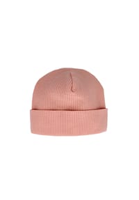 maximo® - BABY-Umschlagmütze Ripp-Jersey, doppellagig - ash rose