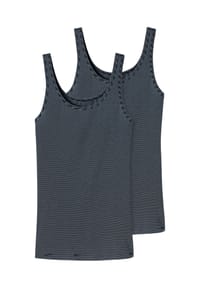 SCHIESSER - Trägertop (Tops) 2er-Pack Modal Essentials - nachtblau