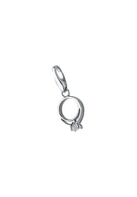 GIORGIO MARTELLO MILANO - Charm Ring mit einem Zirkonia, Silber 925 - silber