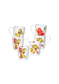Ritzenhoff & Breker Becher Bear Haribo 360 ml 6er Set bunt - HARIBO - bunt