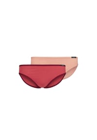 SKINY® - Mädchen Slip, 2er Pack - Rio-Slip, Bikini Briefs, Unterhose, Cotton Stretch - Rot/Rosa