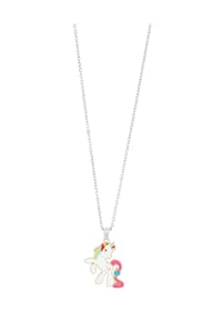 Adelia's Bold Style - Halskette mit Anhänger – Einhorn aus Edelstahl - silber