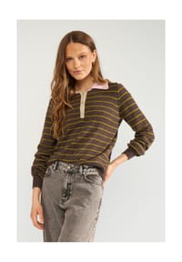 Nümph - Pullover Lucinda, Wollanteil, für Damen - 5698 BLACK COFFEE