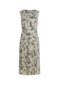 BETTY & CO - Chiffonkleid mit Plissee - Nature/Green