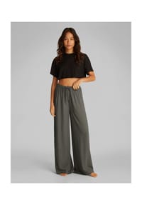 Calvin Klein - Stoffhose, Tunnelzug, für Damen - LDY GREEN