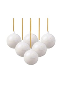 like. by Villeroy & Boch - Ornamente Kugel Winter Glow 6er Set beige - beige