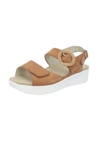 solidus - Riemchen Sandalen für Damen - braun