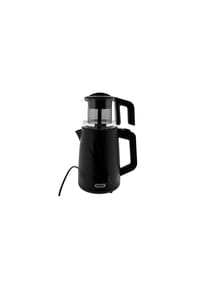 mulex® - Mulex Tee Express 2-in-1 Teekocher & Wasserkocher - 1L + 2L, 1650W - Schwarz 37 x 16 cm