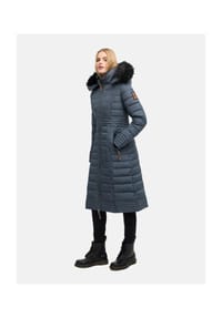 NAVAHOO® - Wintermantel Umay - Blau