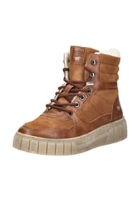 MUSTANG® - Lederimitat Sneaker - Cognac