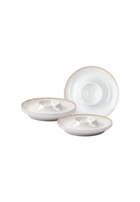 Ritzenhoff & Breker Eierteller Geo ø 13 cm 6er Set beige - GEO - beige